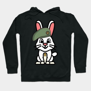 Green Beret Bunny Hoodie